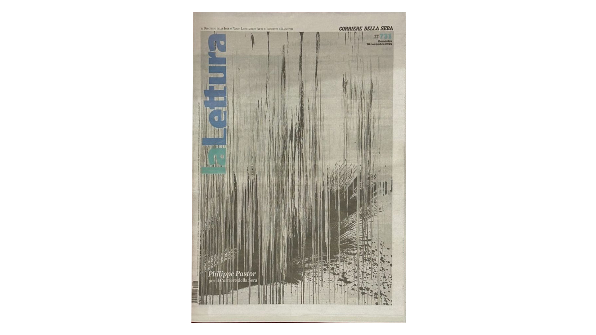 Philippe Pastor 'North Pole and Other Precarious Landscapes, featured on cover of 'La Lettura' in Corriere della Sera