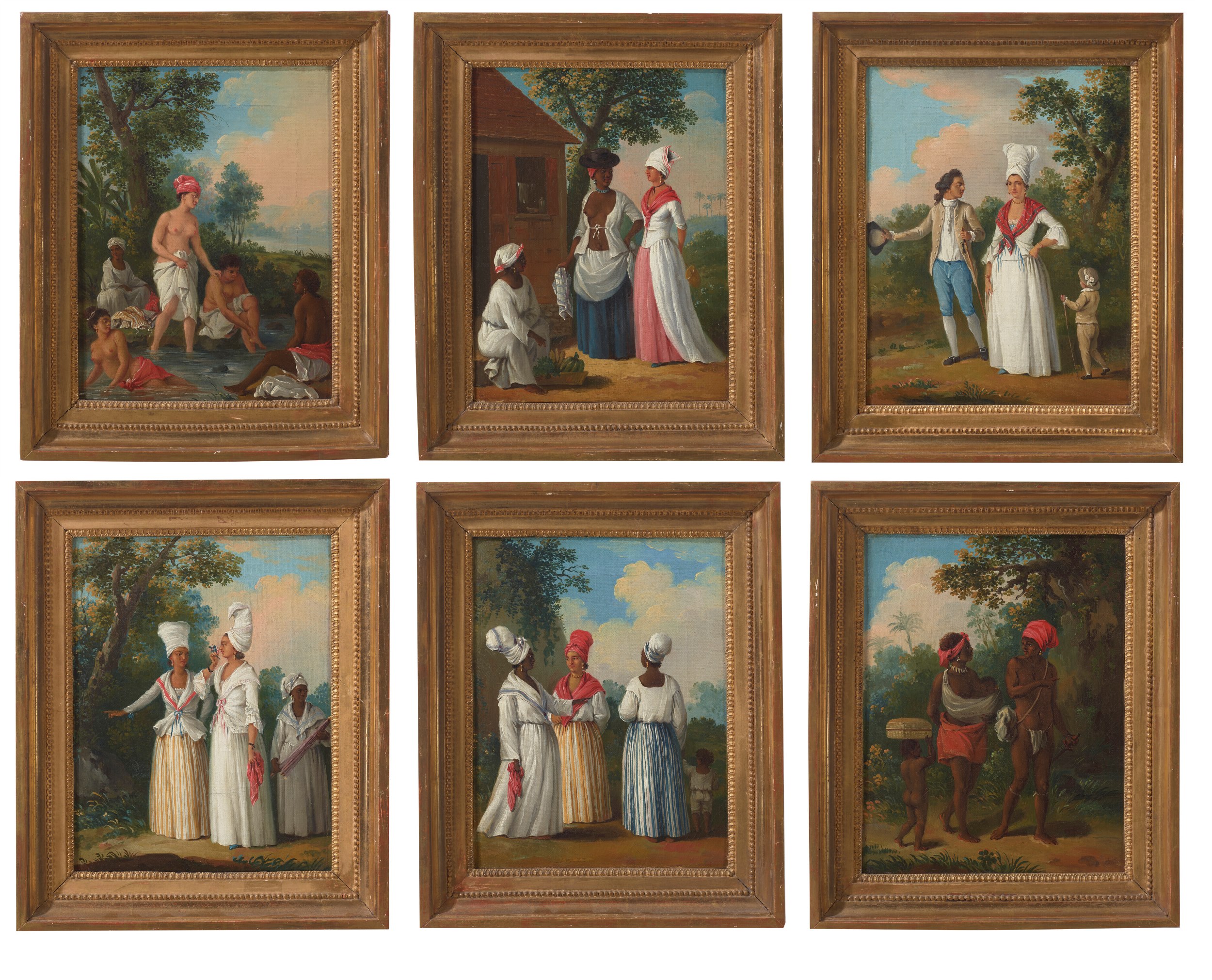 The Huntington acquires set of six works by Agostino Brunias