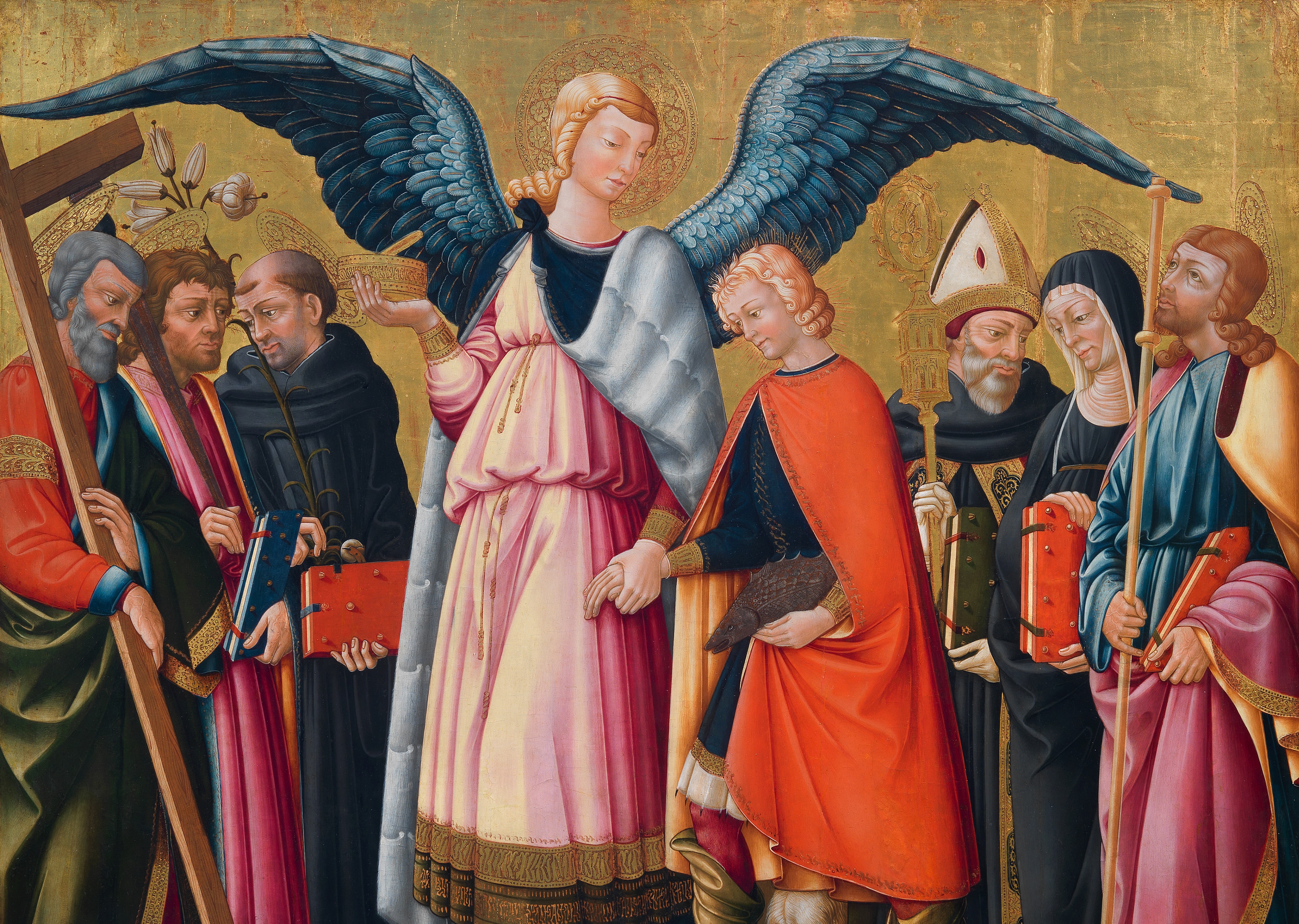 'Tobias and Archangel Raphael' by Neri di Bicci